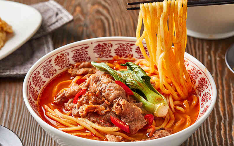牛バラ肉のチャンポン