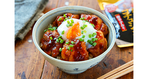 韓国風甘辛チキン丼