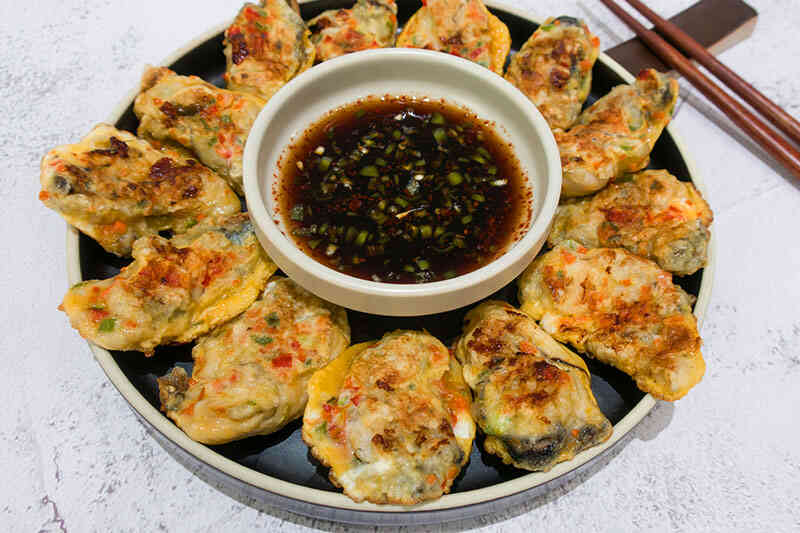 굴전(クルジョン)牡蠣の衣焼き