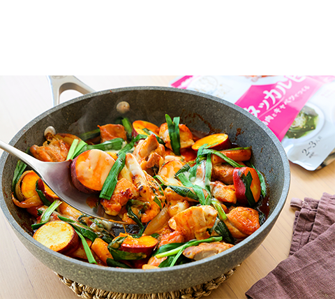 さつまいものチーズタッカルビ