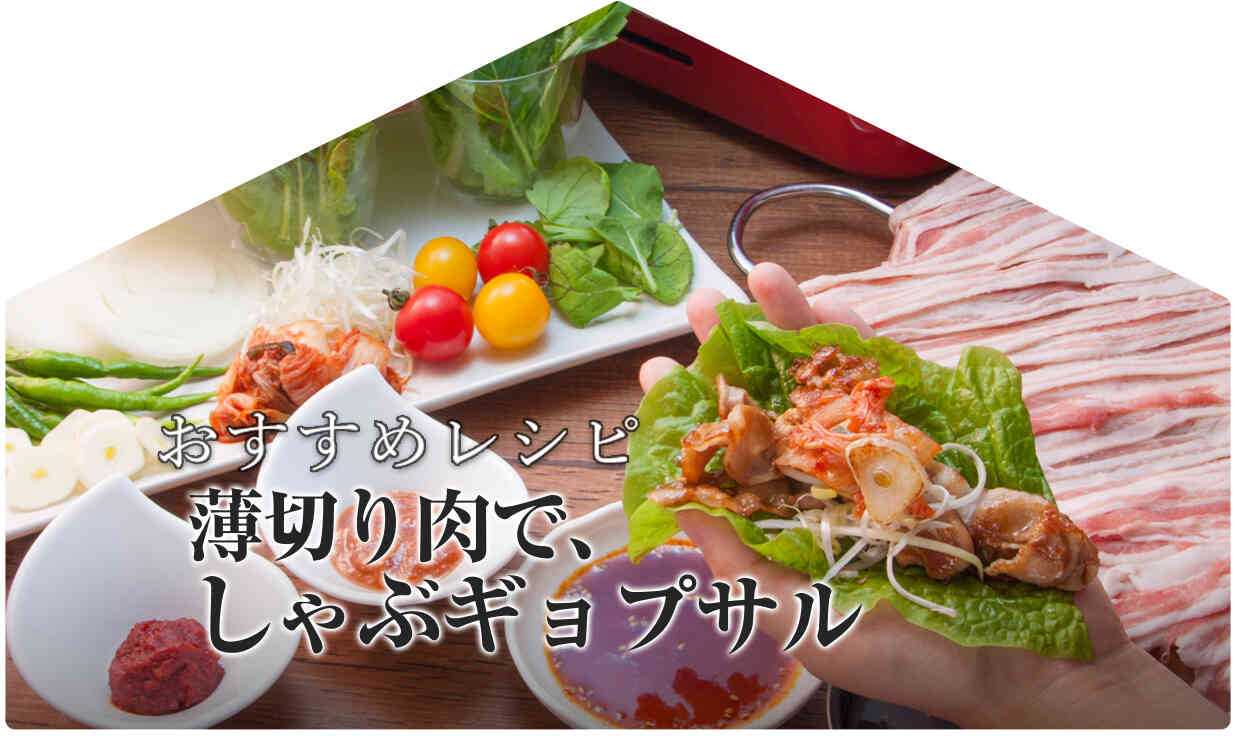 今月のおすすめレシピ「薄切り肉で、チャドルバギ」