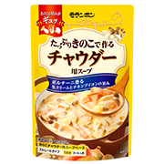 たっぷりきのこで作る チャウダー用スープ