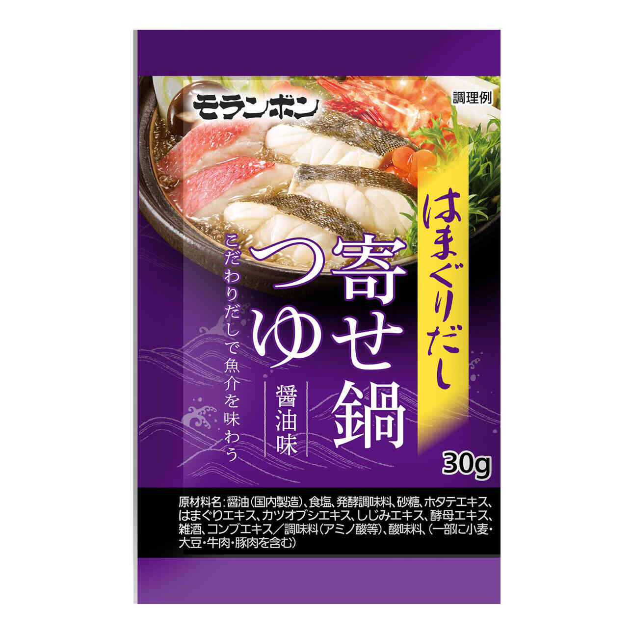  はまぐりだし寄せ鍋つゆ 醤油味 30g