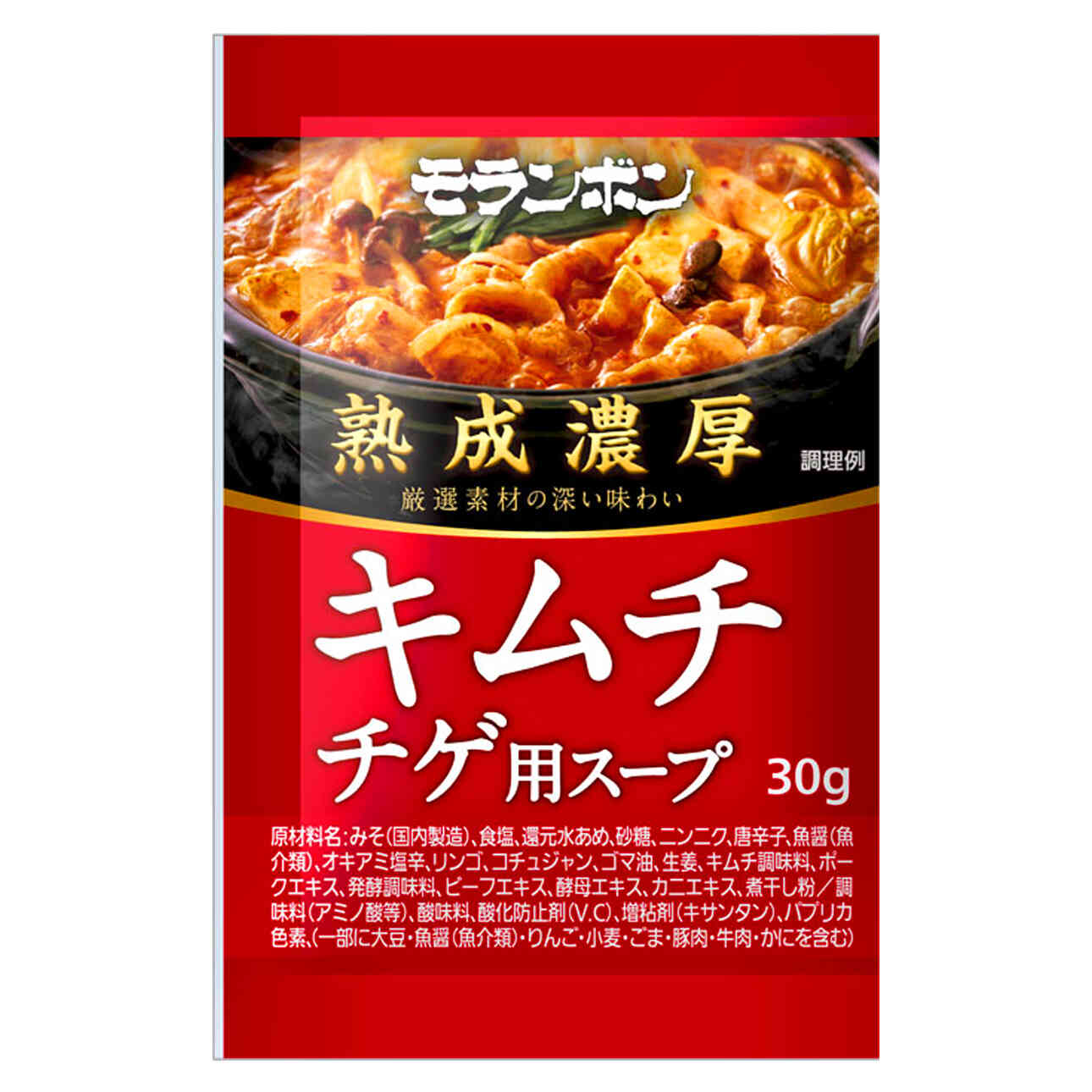 熟成濃厚キムチチゲ用スープ 30g