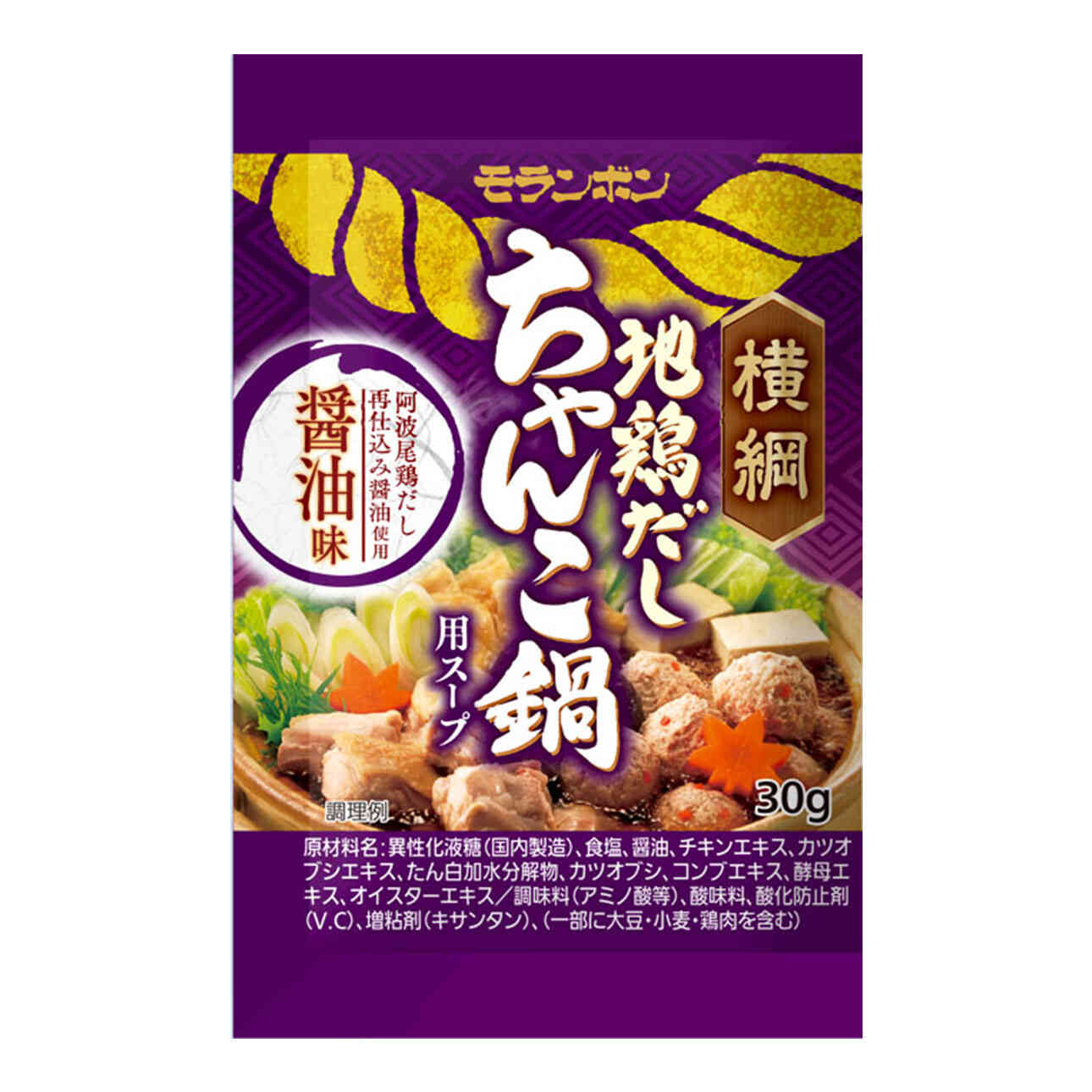 横綱 地鶏だし ちゃんこ鍋用スープ 醤油味 30g