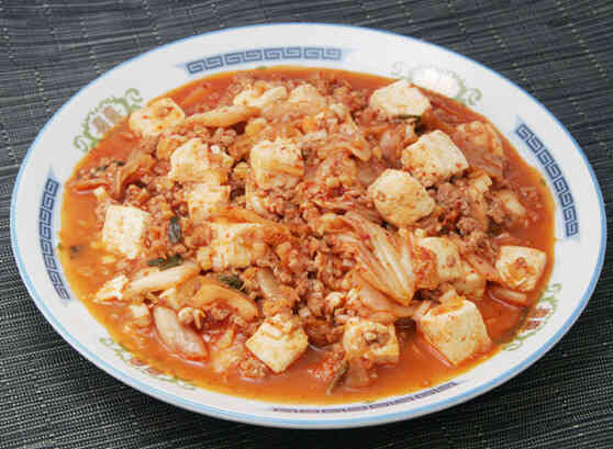 キムチ麻婆豆腐