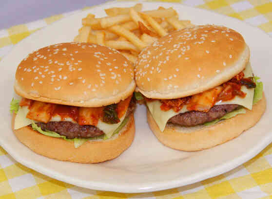 キムチバーガー