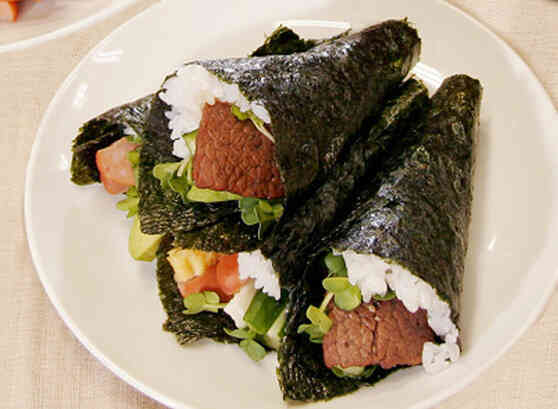焼肉手巻き寿司