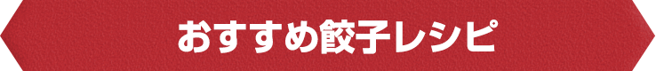 おすすめ餃子レシピ