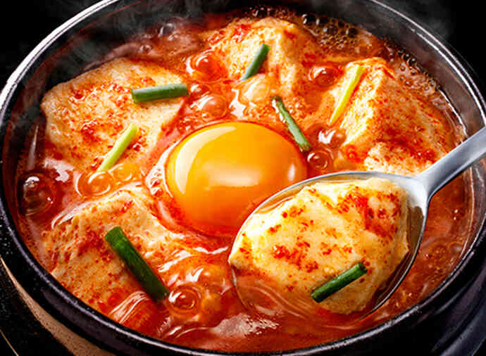 レンジでお手軽スンドゥブ