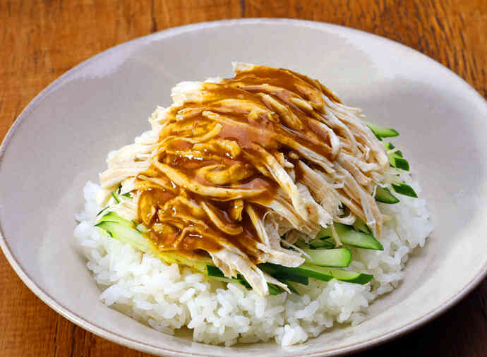 棒々鶏のっけご飯