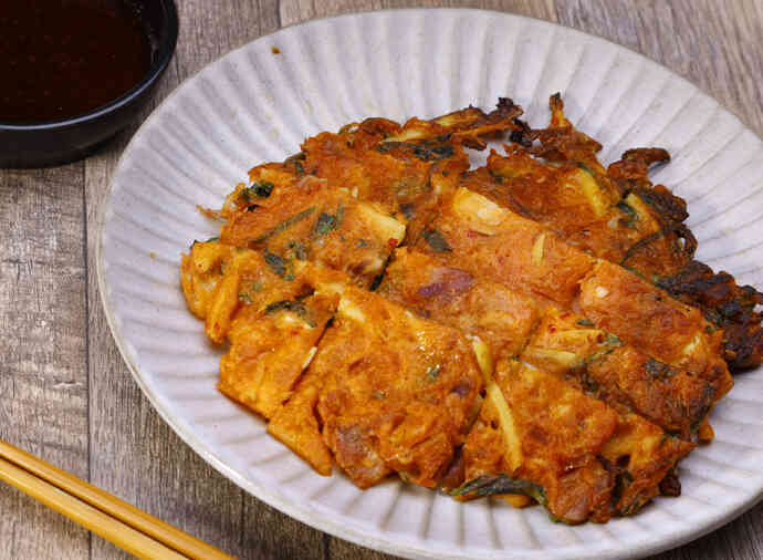 薬味チヂミ(旨辛キムチ味)