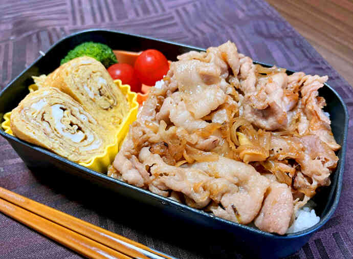 うす切り肉の生姜焼