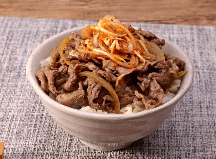 ねぎラー油牛丼
