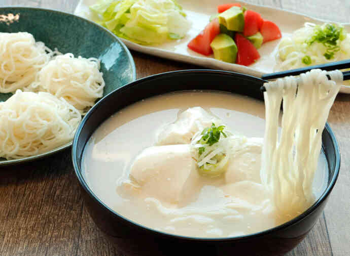 ぱぱっと 白スンドゥブそうめん