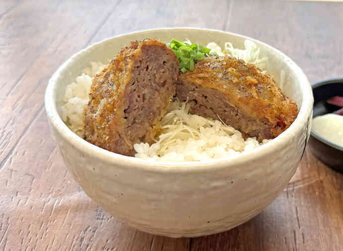 こま肉でつくる牛カツ丼