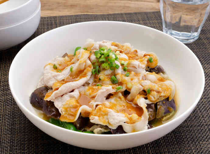 レンジで作るナスとピーマンの冷しゃぶ