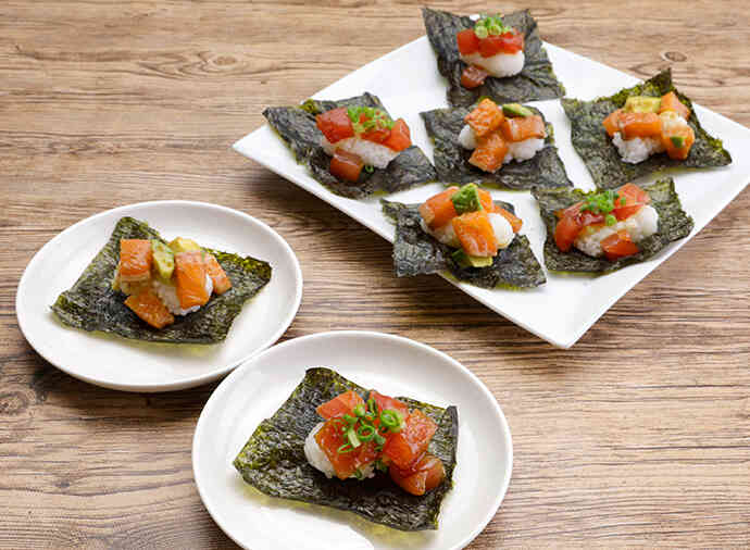 コロコロ♪まぐろ包み・ポキ包み
