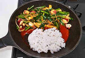 おうちでチュクミ絶品チャーハン