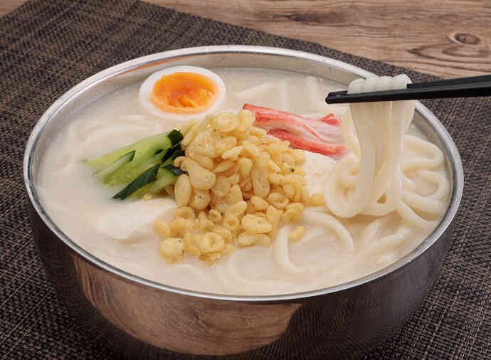 あげ玉ましまし 冷し白スンドゥブうどん
