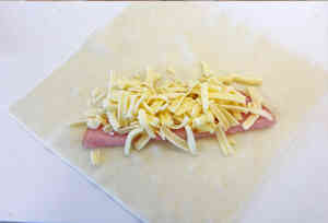 ハム＆チーズのブリトー風