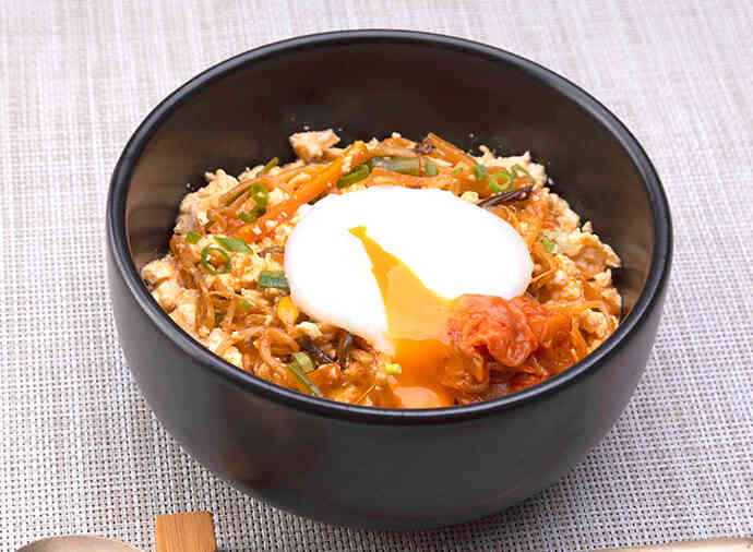 ご飯の代わりに豆腐でビビンバ