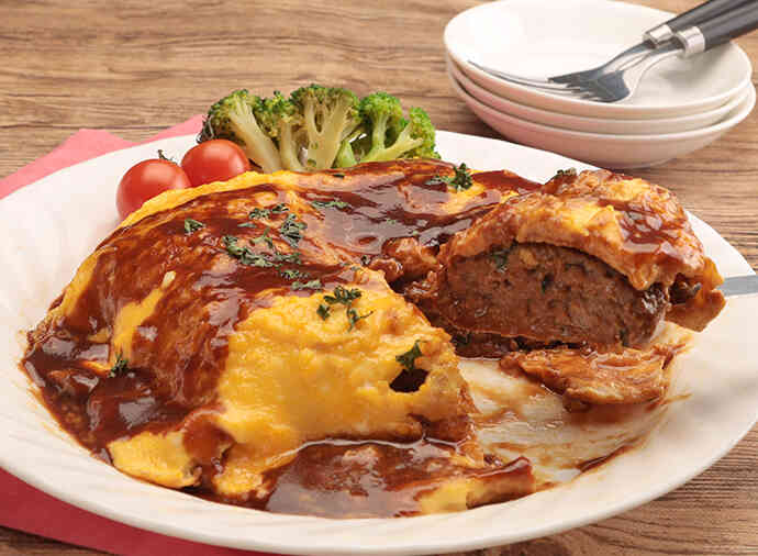 ごちそうオムバーグ