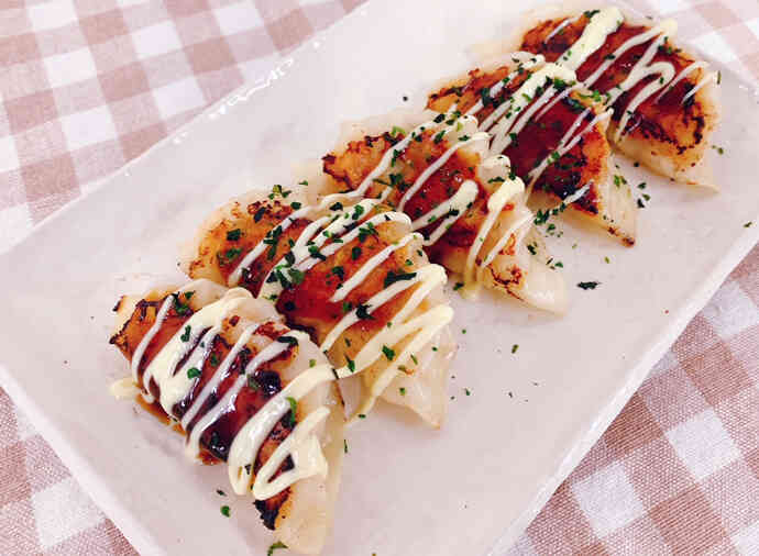 お好み焼き風餃子