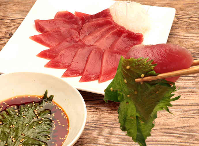 しそ旨まぐろのおつまみ