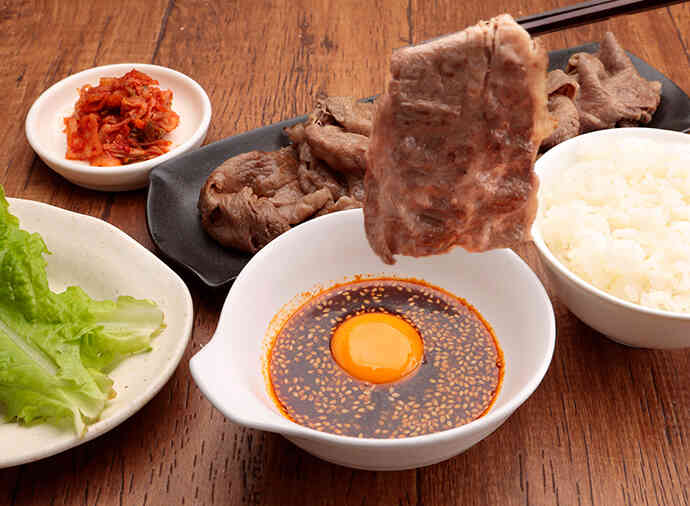 ジャンで月見焼肉 | おすすめレシピ | モランボン