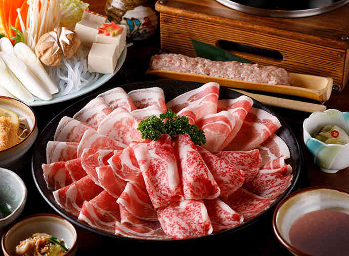 肉旨ぽん酢で楽しむ！スープでしゃぶしゃぶ