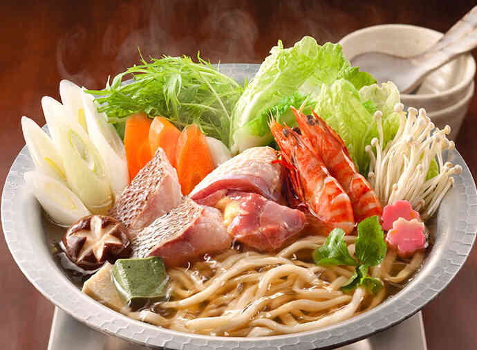 海鮮うどんすき
