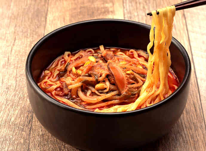 ラーメンで食べるユッケジャン