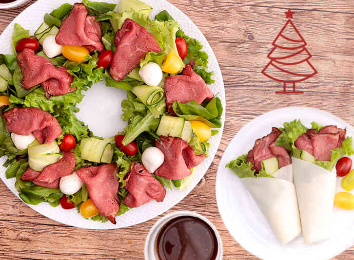 ローストビーフリーフサラダ