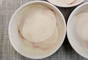 餃子の皮で作る包まない小籠包