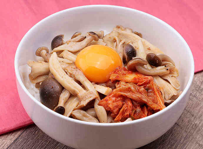 きのこたっぷりビビンバ