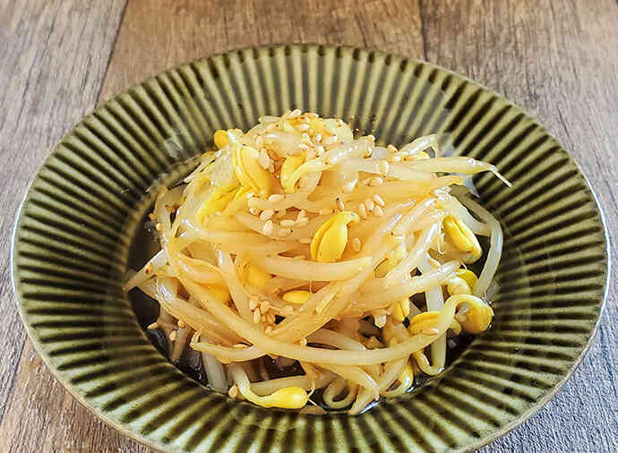 レンチンもやしのナムル