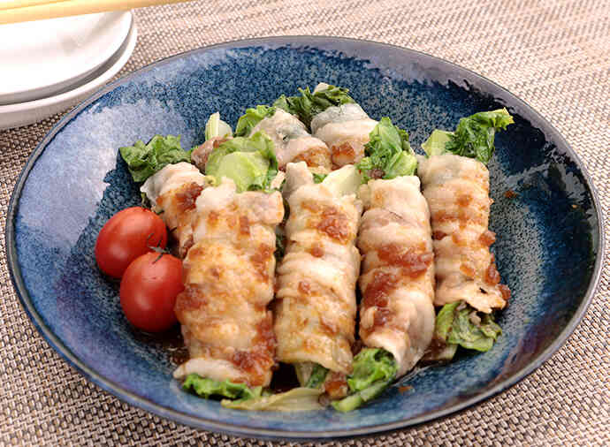 レンジで作る巻きしゃぶ