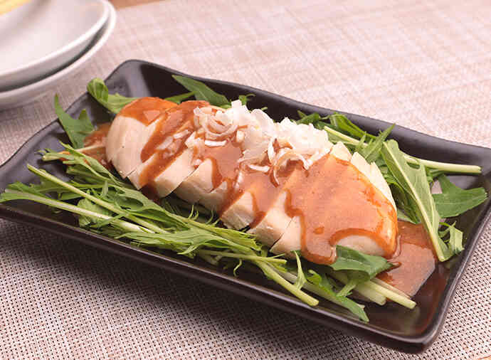 レンジで簡単！濃厚ごまだれでよだれ鶏