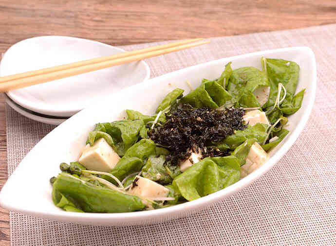 サラダ菜とスプラウトのチョレギ