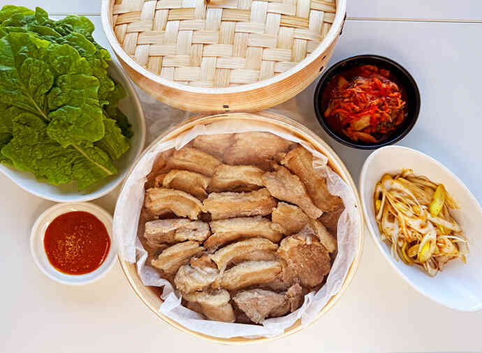 せいろで作るサムギョプサル