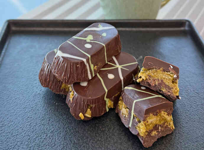 春巻の皮で作るドバイチョコ