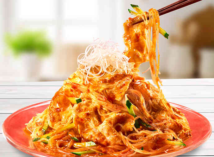 豚しゃぶ春雨（担々風旨辛味）