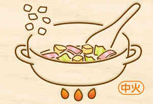 トマトで作るミネストローネ