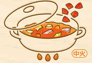 トマトで作るミネストローネ