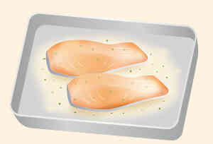 サーモンのタルタルムニエル