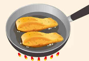 サーモンのタルタルムニエル