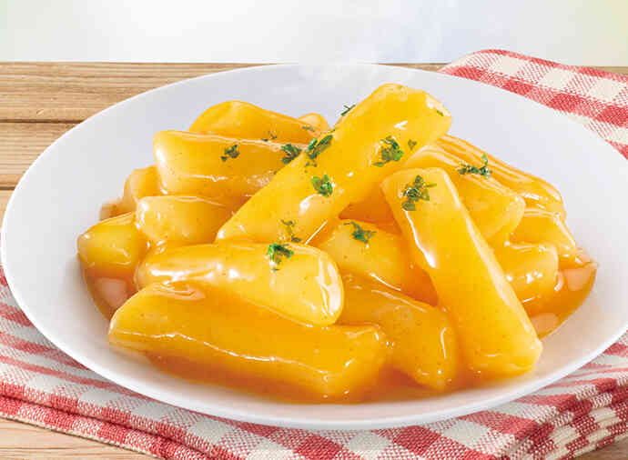 フライパンでチーズトッポギ