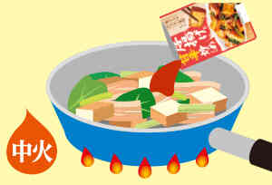 厚揚げと豚肉の甘辛炒め