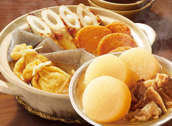 大根と牛すじ入りおでん